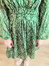 Charger l&#39;image dans la galerie, robe Coline verte
